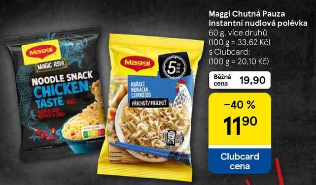 Maggi Chutná Pauza Instantní nudlová polévka, 60 g 