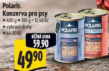 Polaris Konzerva pro psy, 400 g 