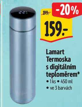 Lamart Termoska s digitálním teploměrem*  