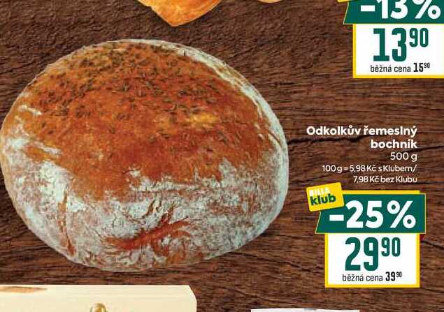 Odkolkův řemeslný bochník 500 g  