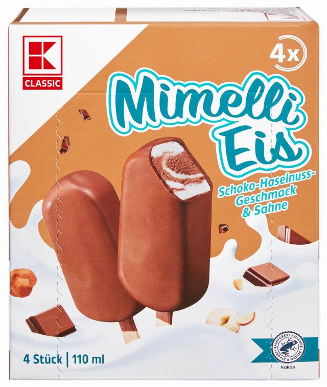 K-CLASSIC Mimelli zmrzlina v mléčné čokoládě
