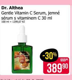 Dr. Althea Gentle Vitamin C Serum, jemné sérum s vitaminem C 30 ml 