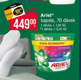 Ariel kapsle 70 dávek 