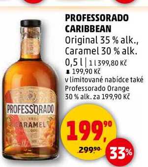 PROFESSORADO CARIBBEAN Original 35 % alk., 0,5 l 