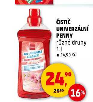 ČISTIČ UNIVERZÁLNÍ PENNY různé druhy, 1 l 