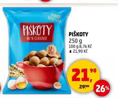 PIŠKOTY, 250 g