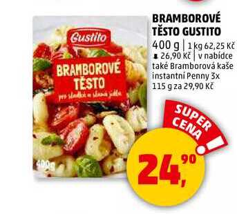 BRAMBOROVÉ TĚSTO GUSTITO, 400 g