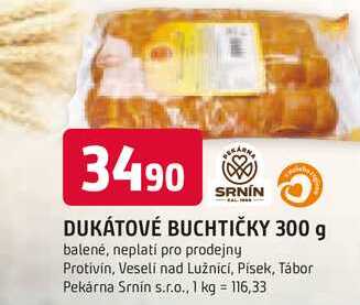 SRNIN DUKÁTOVÉ BUCHTIČKY 300 g 