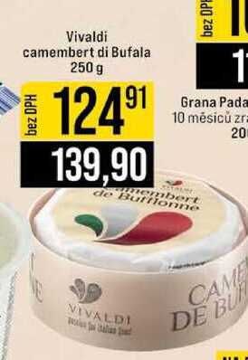 Vivaldi camembert di Bufala 250 g
