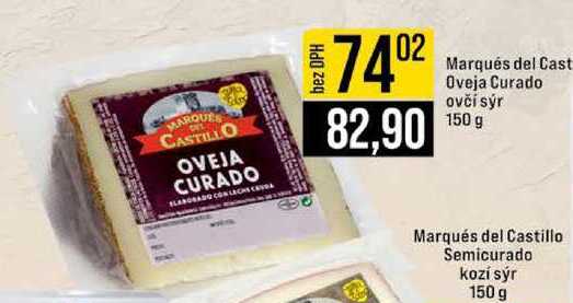 Marqués del Castillo Oveja Curado ovčí sýr 150 g