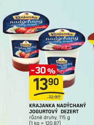 KRAJANKA NADÝCHANÝ JOGURTOVÝ DEZERT různé druhy 115 g