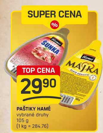 PAŠTIKY HAMÉ vybrané druhy 105 g 