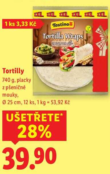 Tortilly, 740 g