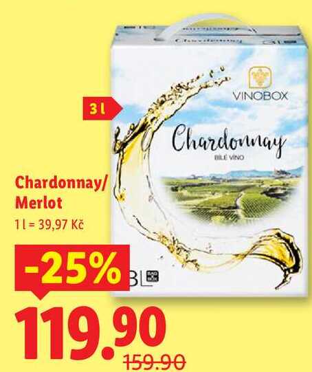 Chardonnay/Merlot, 3 l