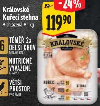 Královské Kuřecí stehna, 1 kg