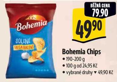 Bohemia Chips, 190-200 g