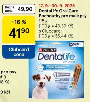 DentaLife Oral Care Pochoutky pro malé psy, 115 g 
