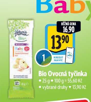  Bio Ovocná tyčinka 25 g  