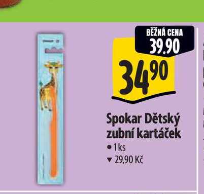   Spokar Dětský zubní kartáček  1 ks