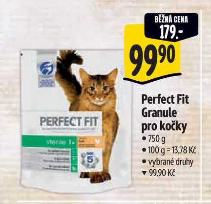   Perfect Fit Granule pro kočky 750 g 