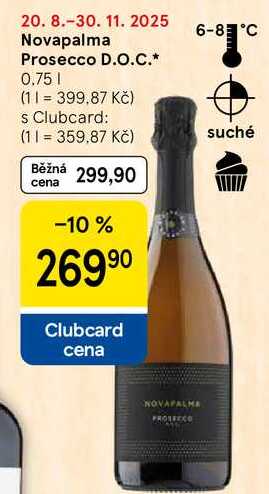 Novapalma Prosecco D.O.C., 0.75 l