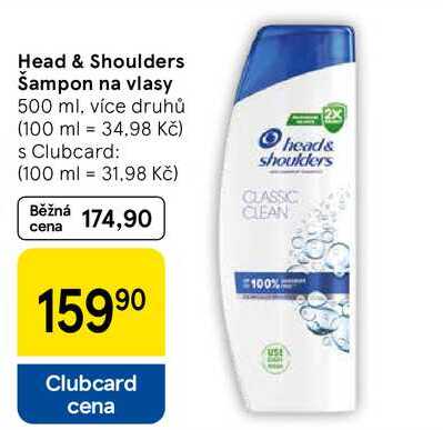 Head & Shoulders Šampon na vlasy, 500 ml, více druhů  