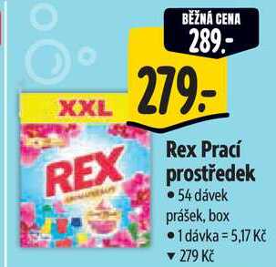 Rex Prací prostředek, 54 dávek 