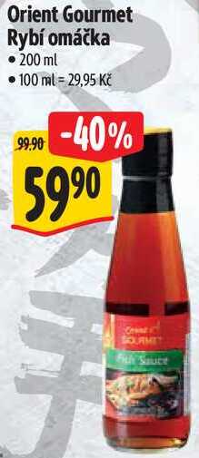 Orient Gourmet Rybí omáčka, 200 ml 