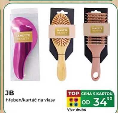 JB hřeben/kartáč na vlasy  