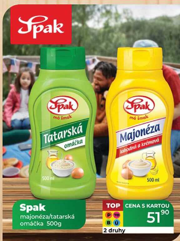 Spak majonéza/tatarská omáčka 500g  