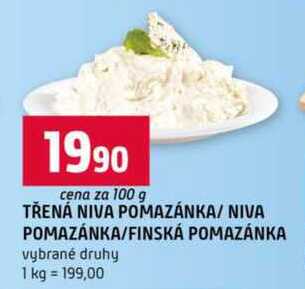 TŘENÁ NIVA POMAZÁNKA/NIVA POMAZÁNKA/FINSKÁ POMAZÁNKA 100 g