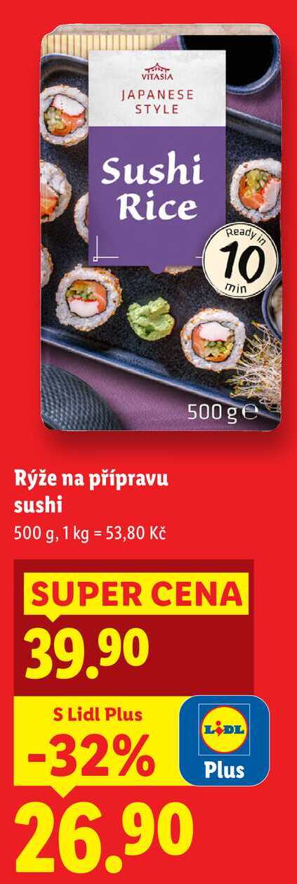 Rýže na přípravu sushi, 500 g