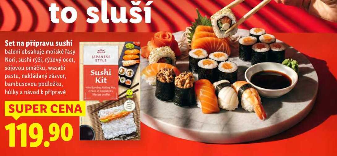 Set na přípravu sushi