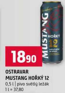 OSTRAVAR MUSTANG HOŘKÝ 12 0,5 l