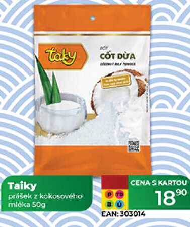 Taiky prášek z kokosového mléka 50g 