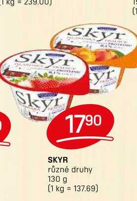 SKYR různé druhy 130 g