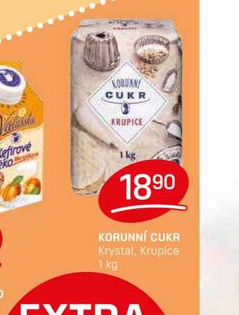 KORUNNÍ CUKR Krystal, Krupice 1 kg