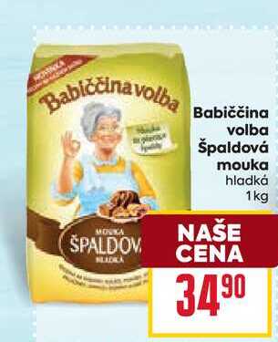 Babiččina volba Špaldová mouka hladká 1kg