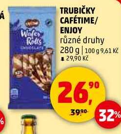 TRUBIČKY CAFÉTIME/ ENJOY různé druhy, 280 g 