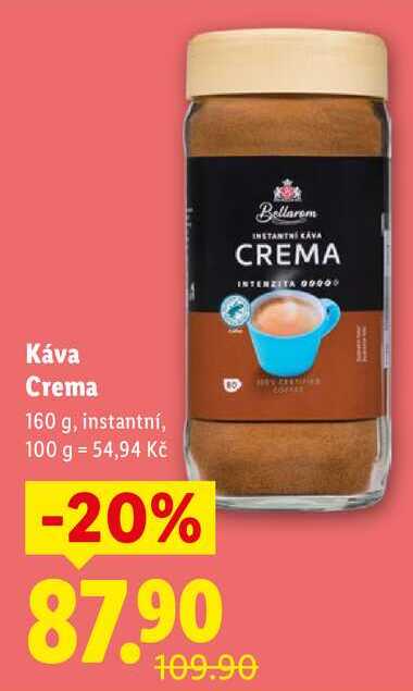 Káva Crema, 160 g