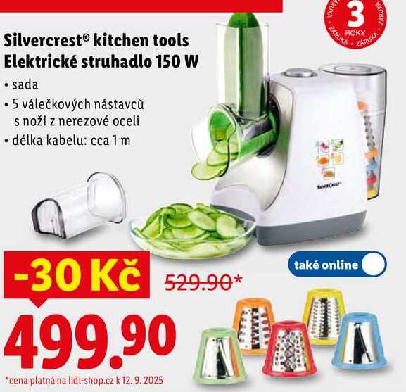 Silvercrest kitchen tools Elektrické struhadlo 150 W 