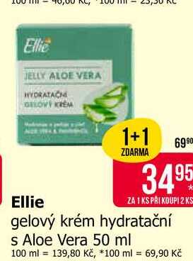 Ellie gelový krém hydratační s Aloe Vera 50 ml  