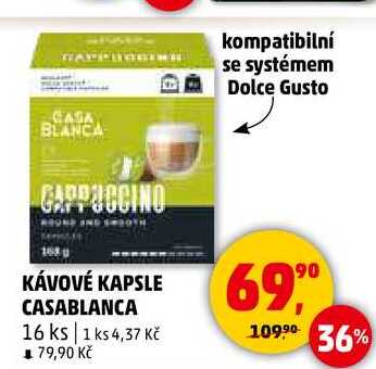 KÁVOVÉ KAPSLE CASABLANCA, 16 ks 