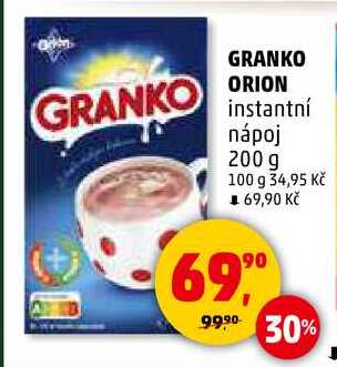 GRANKO ORION instantní nápoj, 200 g 