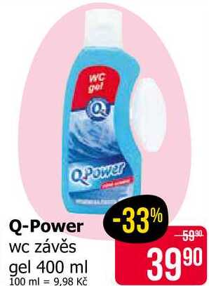 Q-Power wc závěs gel 400 ml 