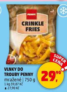 VLNKY DO TROUBY PENNY mražené, 750 g 