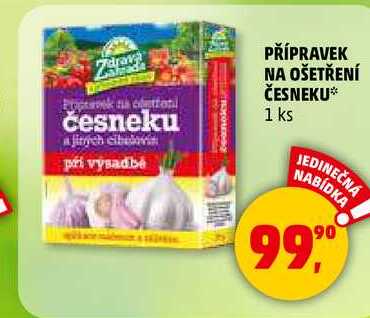 PŘÍPRAVEK NA OŠETŘENÍ ČESNEKU, 1 ks  