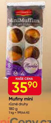 Mufiny mini různé druhy 180 g 