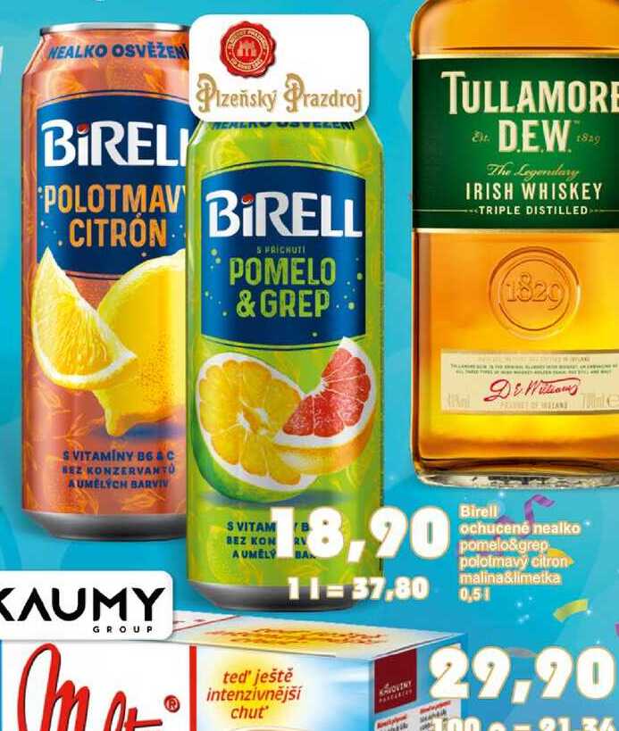 Birell ochucené nealko 0,5l
