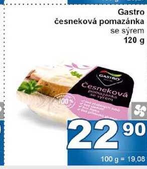 Gastro česneková pomazánka se sýrem 120 g 